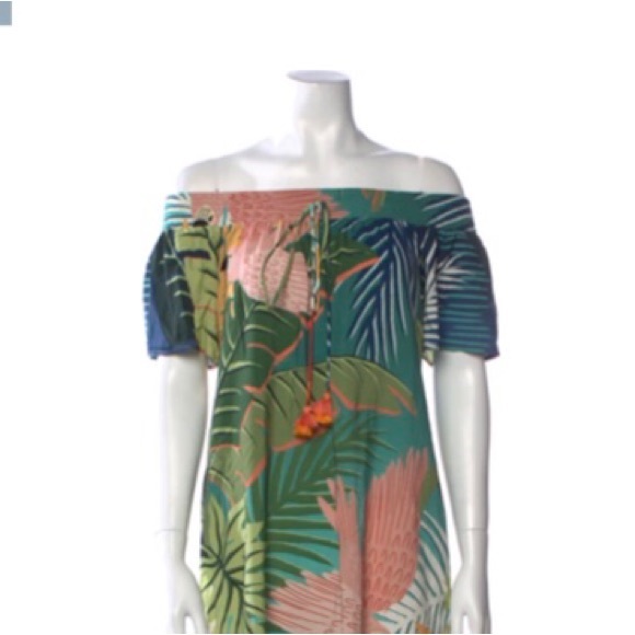 FarmRio Dress Tropical Pattern - Picture 6 of 8